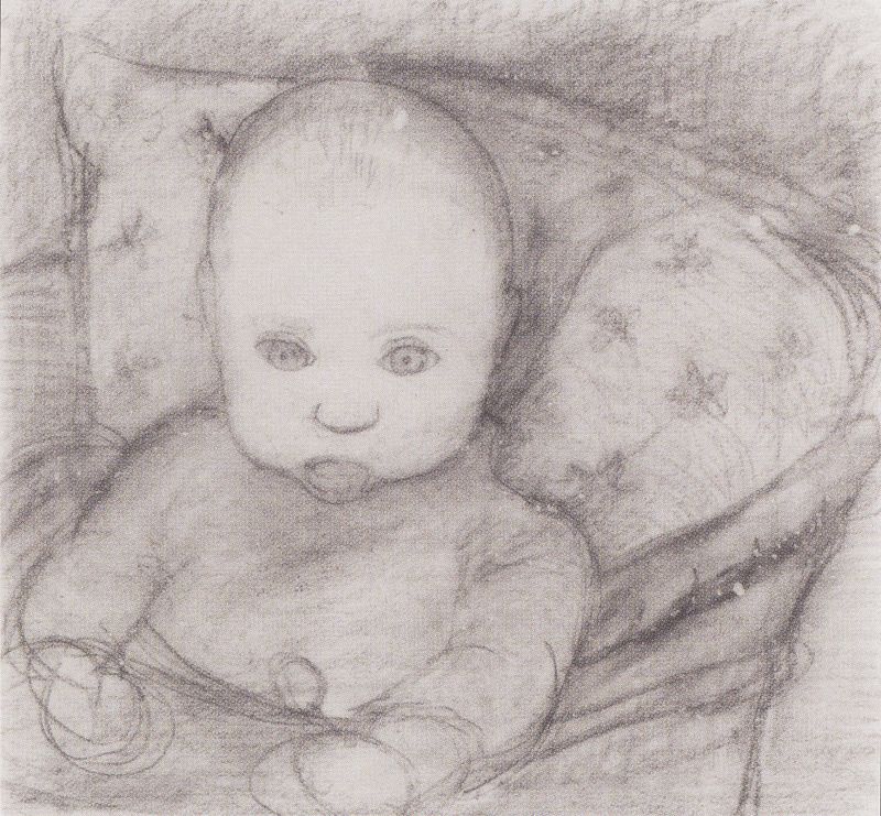 Säugling im Stuhl, Paula Modersohn-Becker, 1902/03