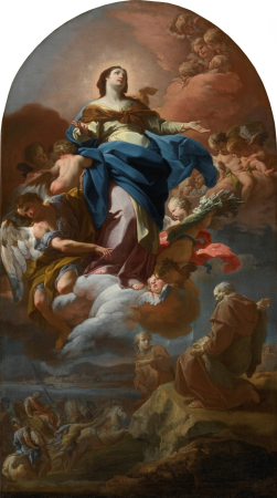 The Immaculate Conception with the Prophet Elijah, Corrado Giaquinto