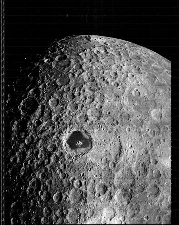 Lunar Orbiter 3 moon image