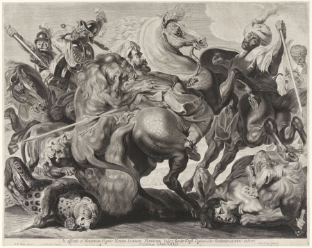 Leeuwenjacht, RP-P-H-H-1300, Jonas Suyderhoef, between 1644 and 1650