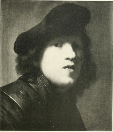 Self-portrait with gorget and beret, Rembrandt, between 1628 and 1699