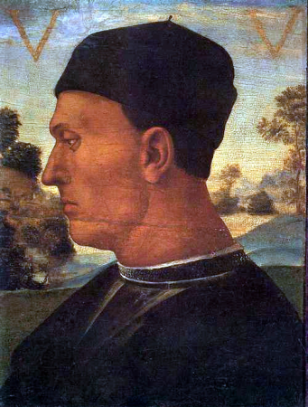 Portrait of Vitellozzo Vitelli, Luca Signorelli, from 1492 until 1496