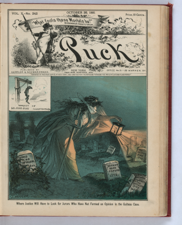 Where Justice will have to look for jurors who have not formed an opinion in the Guiteau case LCCN2012647296, 1881
