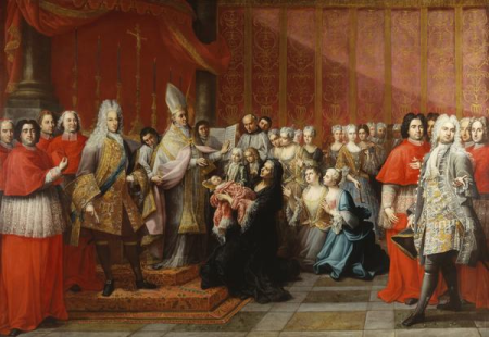 The Baptism of Prince Charles Edward Stuart, Antonio David, 1725
