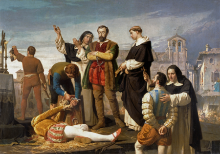 Execution of the commoners of Castile (detail), Antonio Gisbert, 1860