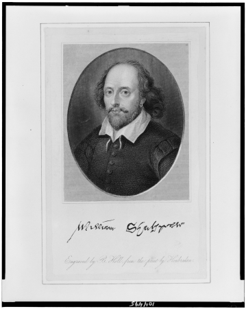 William Shakespeare - engraved by B. Holl from the print by Houbraken. LCCN91796131, Arnold Houbraken, 1830