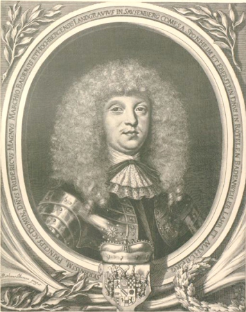 Friedrich Magnus v Baden Durlach 2, Matthäus Merian, circa 1680
