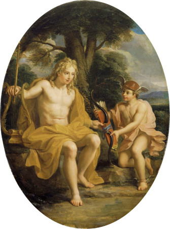Story of Apollo - Apollo and Mercury, Noël Coypel, circa 1688