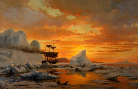 The Ice Dwellers Watching the Invaders, William Bradford, circa 1870