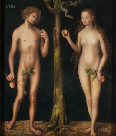 Adam and Eve, Lucas Cranach the Elder, from 1513 until 1515