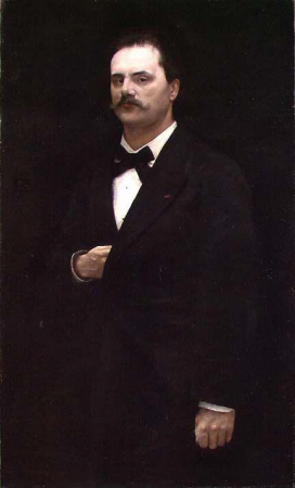 Portrait of the Composer Johan Svendsen, Hans Heyerdahl, 1879