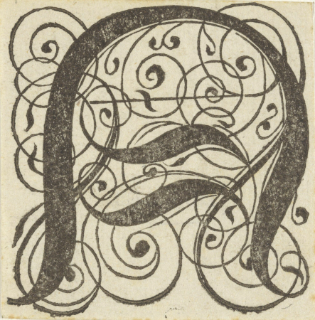 Letter A, RP-P-OB-31.357, Dirck de Bray, between 1600 and 1699