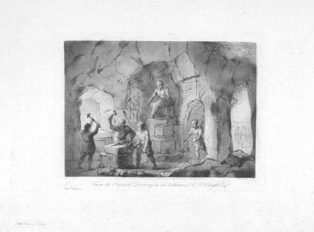 Vulcan Forging Jupiter's Thunderbolt, Claude Lorrain, 20 January 1802