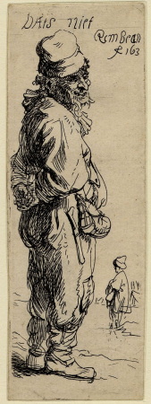 A peasant replying ‘Dats niet’, Rembrandt, 1634