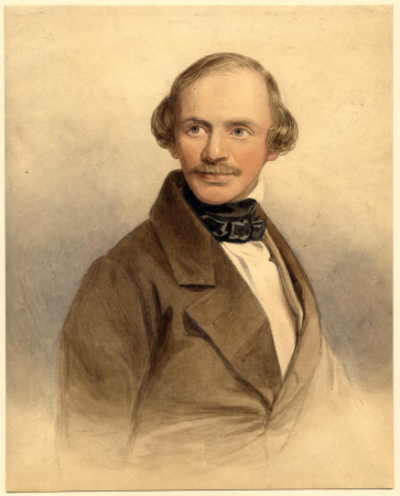 Drawing, print study, Charles Baugniet, between 1814 and 1886