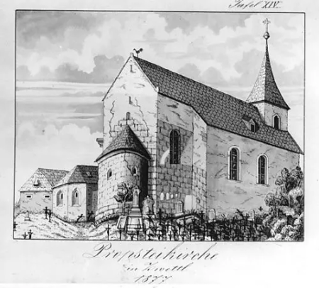 Propsteikirche Zwettl-1877, Josef Weiglsberger, vor 1882