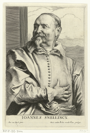Portret van Jan Snellinck, RP-P-BI-7404, Jan Snellinck, between 1628 and 1670
