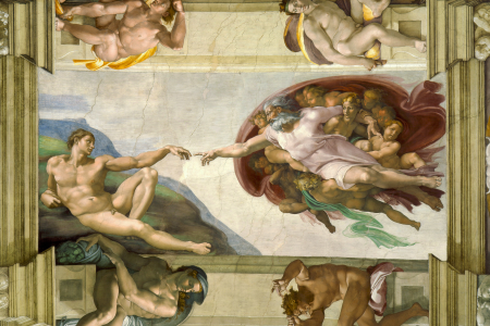 The Creation of Adam, Michelangelo, 1511