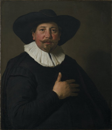 Portrait of a man, Jacob Adriaensz Backer, between 1635 and 1639