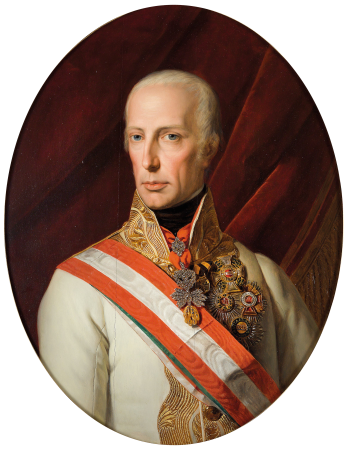 Ferdinand Georg Waldmüller Kaiser Franz I 1827, Ferdinand Georg Waldmüller