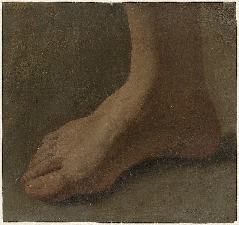 Een rechtervoet, Simon Andreas Krausz, between 1770 and 1825