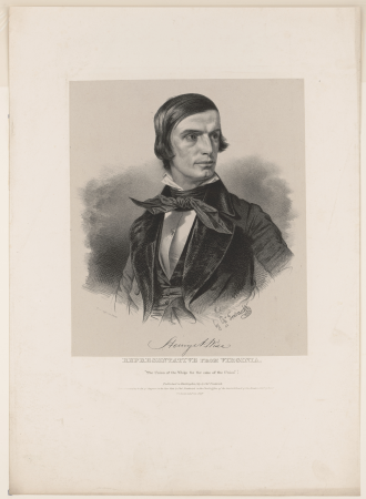 Henry A. Wise, representative from Virginia - from life on stone by Chs. Fenderich ; P.S. Duval's Lith. Press, Phila. LCCN2017657784, Charles Fenderich, 1840