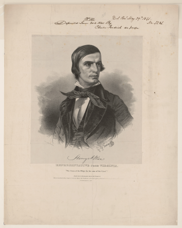 Henry A. Wise, representative from Virginia LCCN2003656305, Charles Fenderich, 1840