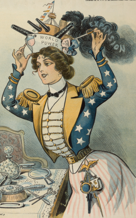 Columbia's Easter bonnet - Ehrhart after a sketch by Dalrymple. LCCN2010651396 (cropped), Louis Dalrymple, 1901