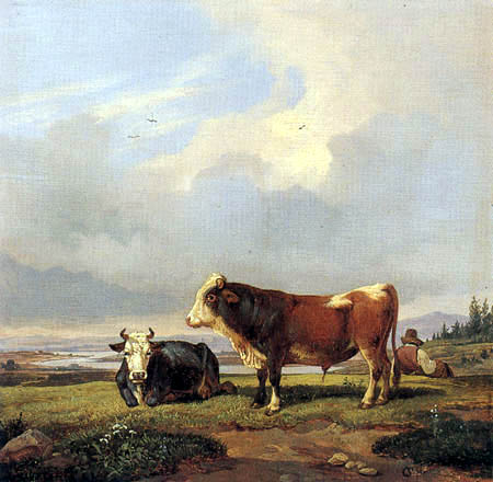 Seeger Kühe, Karl Ludwig Seeger, 1866 oder früher