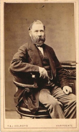 Man with full beard and watch charm by T & J Holroyd (1), between 1863 and 1872