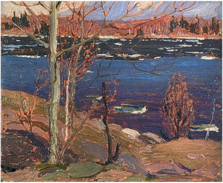 The Opening of the Rivers: Sketch for Spring Ice, Tom Thomson, Spring 1915