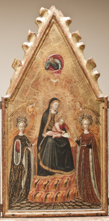 The Virgin and Child with Saints and the Annunciation (image 7 of 14), Giovanni di Paolo