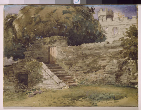 Haddon Hall, the River Steps, David Cox Jr., 1845