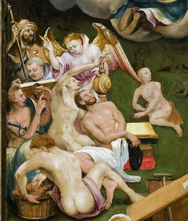 Triptych with Triumph of Death and Last Judgment, Hermann tom Ring, between 1550 and 1555