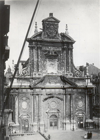 Bruxelles, ancienne église des Augustins (c. 1880), circa 1880