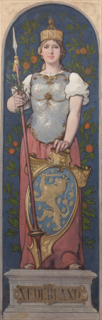 Allegory on the Netherlands, George Sturm, Circa 1889