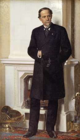 Portrait of the architect Ferdinand Meldahl, Peder Severin Krøyer, 1882