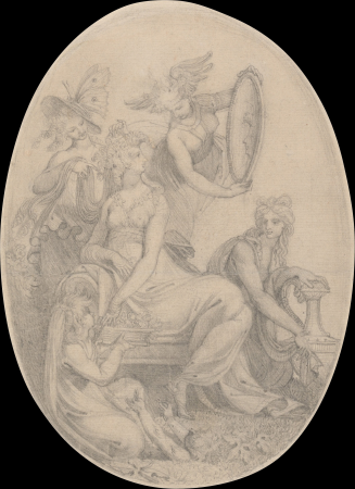 Drawing for the Frontispiece of Erasmus Darwin's "The Botanic Garden", Henry Fuseli