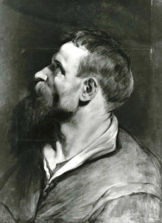 Study of a Man in Profile, Peter Paul Rubens