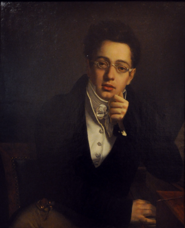 Possible portrait of the young Franz Schubert, Josef Abel, circa 1814