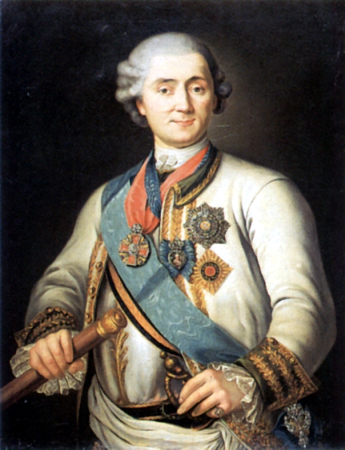 Portrait of Alexei Grigoryevich Orlov (1737-1809), Vigilius Eriksen, between 1770 and 1783