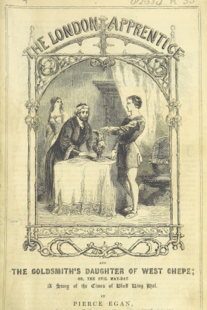 British Library digitised image from page 5 of "The London Apprentice and the Goldsmith's Daughter of West Chepe. A story of the times of Bluff King Hal ... Author's large edition" (11045330404)