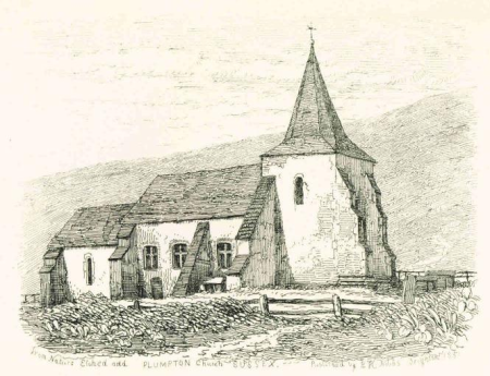Plumpton Church, R. H. Nibbs, Richard Henry Nibbs, Published 1851