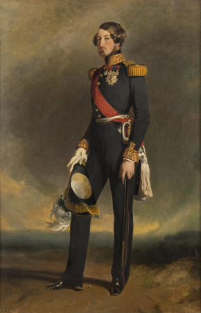 Circa 1845 portrait of Prince August of Saxe-Coburg and Gotha by Winterhalter (Versailles)3, Franz Xaver Winterhalter, circa 1845
