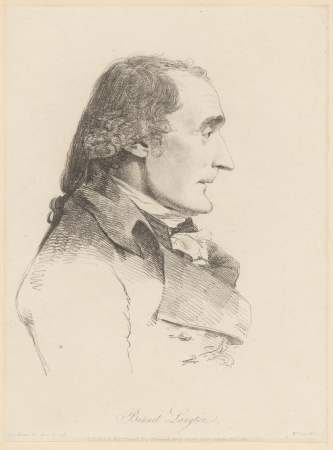 Bennet Langton, William Daniell, 1809