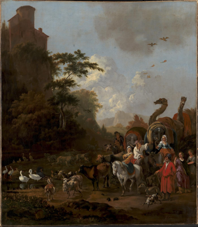 Noah kommer ud af Arken, Adam Colonia, between 1649 and 1685