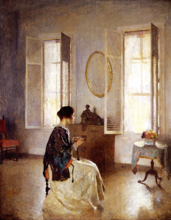 The Open Window, Frank Weston Benson, 1917