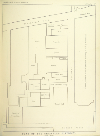 69 of 'Old and New Hull ... Drawings of Kingston-upon-Hull ... with descriptive and historical notices; also, portraits of Local Worthies, with biographical and genealogical notes' (11172416074), Thomas Tindall Wildridge