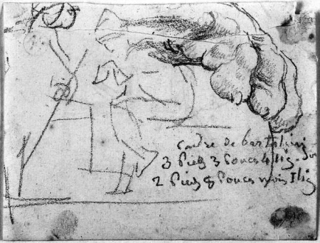 Ingres - MI.867.3890, Une console entre deux arcades