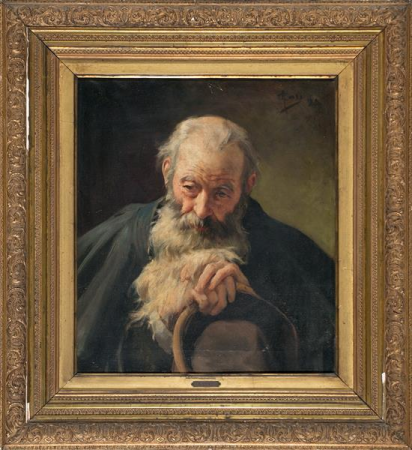 Coll y Pi, Antonio - Anciano con sombrero en la mano -f01, Antoni Coll i Pi, between 1890 and 1899
